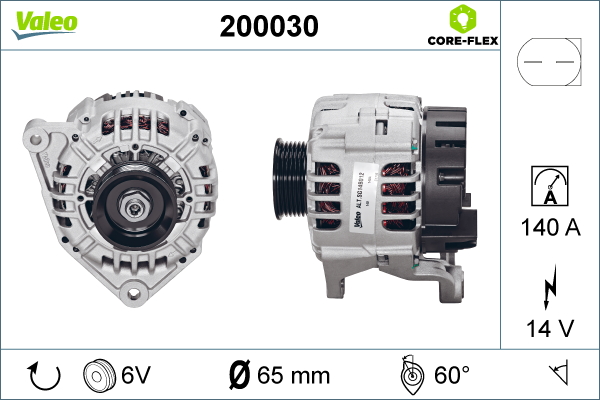 Valeo Alternator/Dynamo 200030