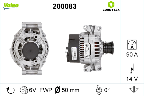 Valeo Alternator/Dynamo 200083