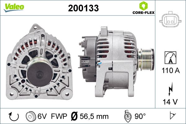 Valeo Alternator/Dynamo 200133