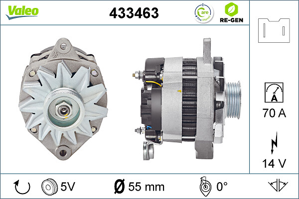 Valeo Alternator/Dynamo 433463