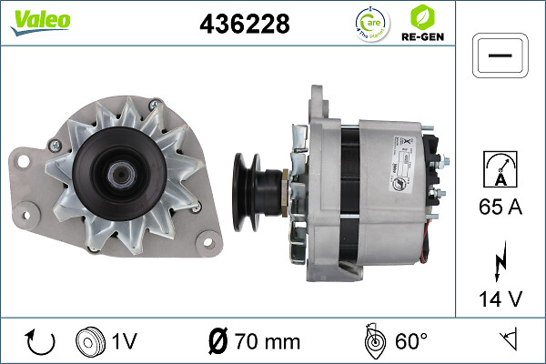 Valeo Alternator/Dynamo 436228