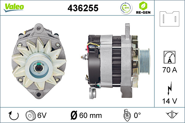 Valeo Alternator/Dynamo 436255
