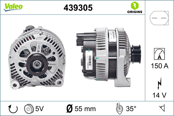 Valeo Alternator/Dynamo 439305