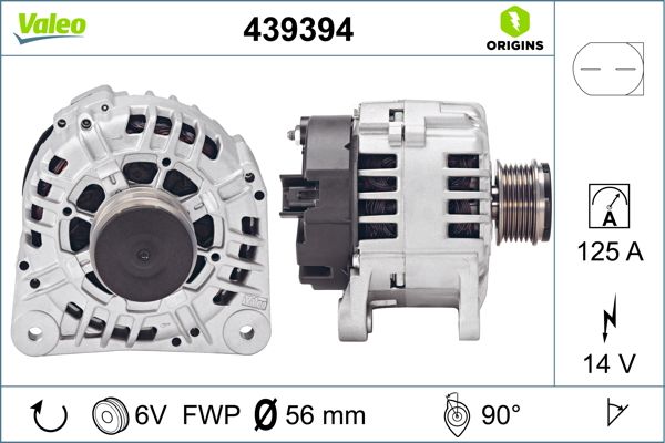 Valeo Alternator/Dynamo 439394