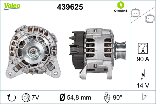 Valeo Alternator/Dynamo 439625