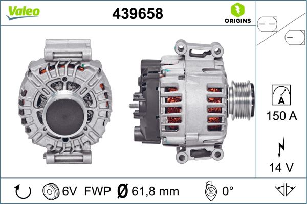 Valeo Alternator/Dynamo 439658