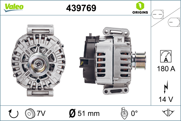 Valeo Alternator/Dynamo 439769