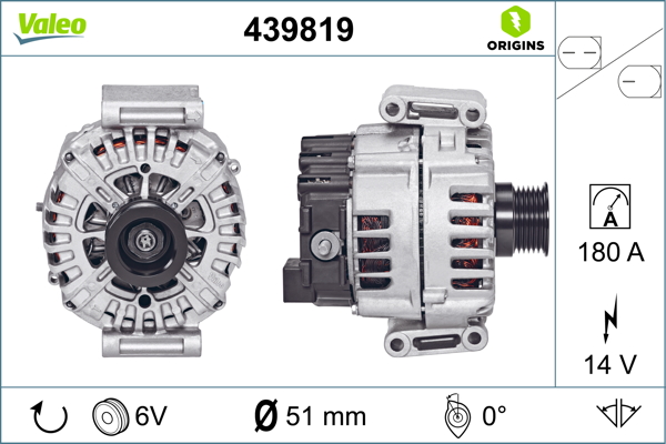 Valeo Alternator/Dynamo 439819