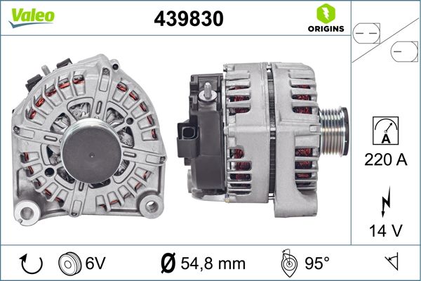 Valeo Alternator/Dynamo 439830