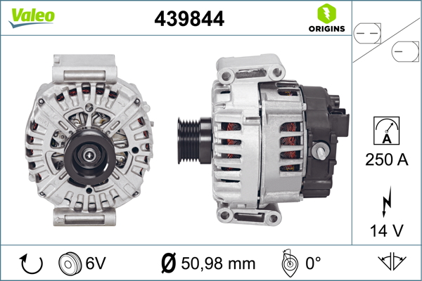 Valeo Alternator/Dynamo 439844