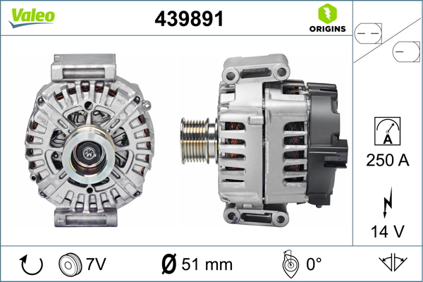 Valeo Alternator/Dynamo 439891