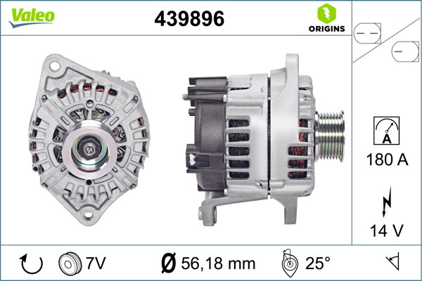 Valeo Alternator/Dynamo 439896