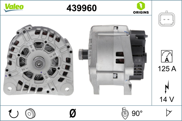 Valeo Alternator/Dynamo 439960