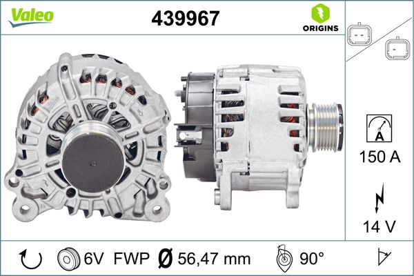 Valeo Alternator/Dynamo 439967