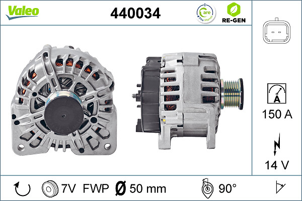 Valeo Alternator/Dynamo 440034