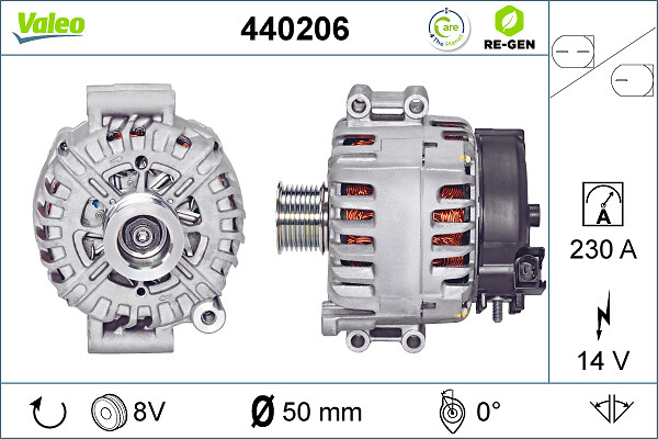 Valeo Alternator/Dynamo 440206
