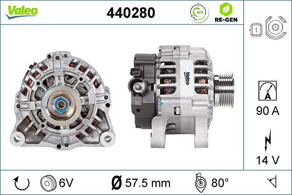 Valeo Alternator/Dynamo 440280