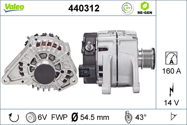 Valeo Alternator/Dynamo 440312