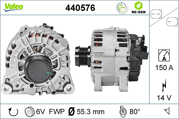 Valeo Alternator/Dynamo 440576