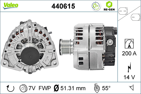 Valeo Alternator/Dynamo 440615