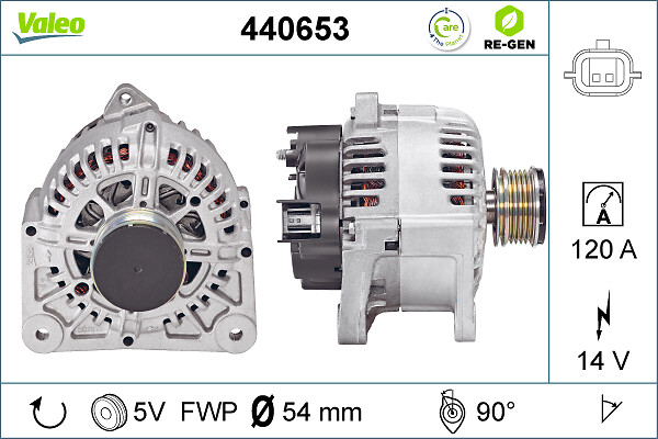 Valeo Alternator/Dynamo 440653