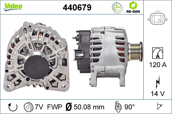 Valeo Alternator/Dynamo 440679