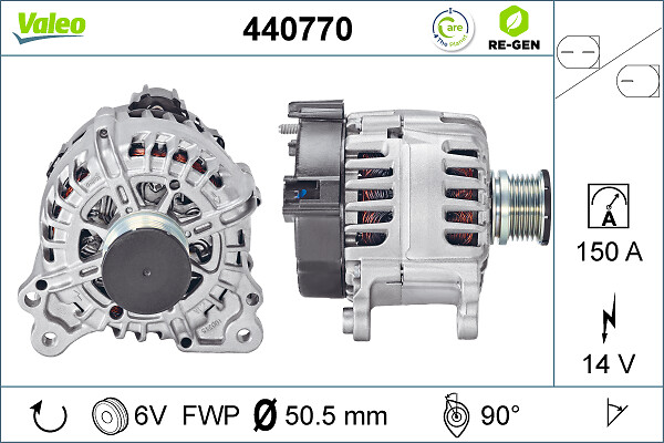 Valeo Alternator/Dynamo 440770