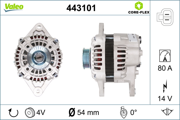 Valeo Alternator/Dynamo 443101