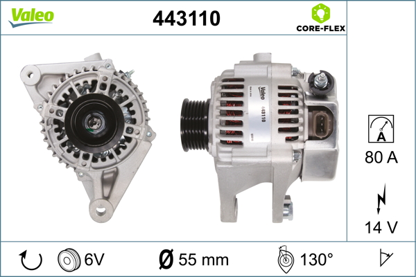 Valeo Alternator/Dynamo 443110