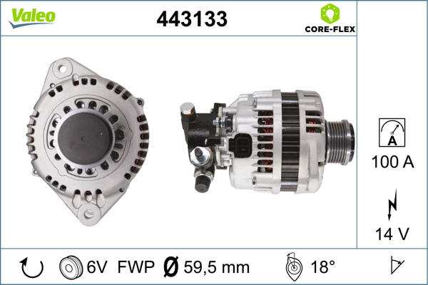 Valeo Alternator/Dynamo 443133