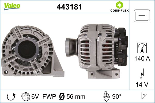 Valeo Alternator/Dynamo 443181