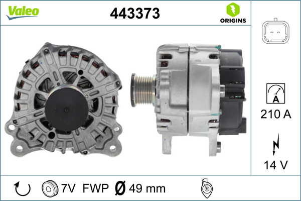 Valeo Alternator/Dynamo 443373