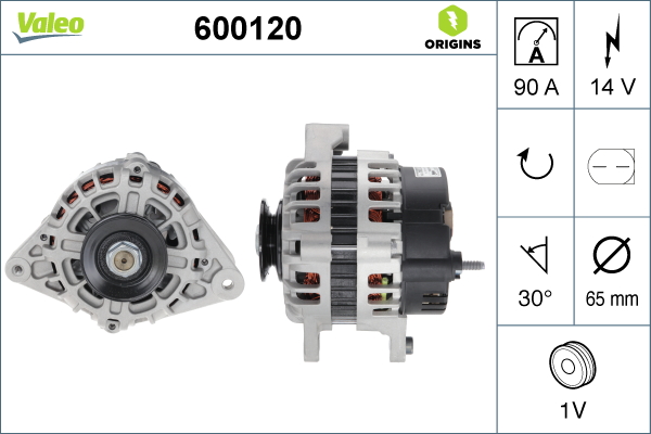 Valeo Alternator/Dynamo 600120