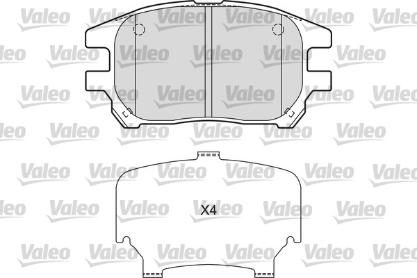 Valeo Remblokset 601664