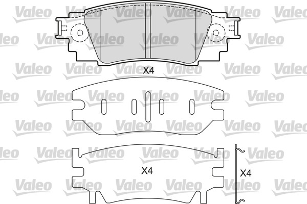 Valeo Remblokset 601687
