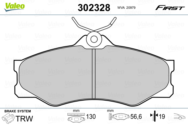 Valeo Remblokset 302328