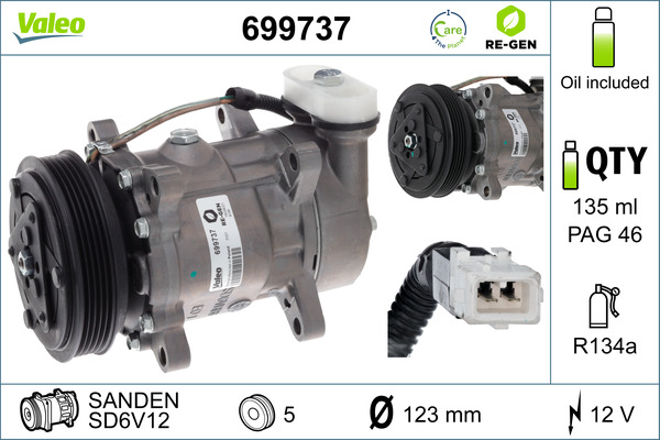 Valeo Airco compressor 699737