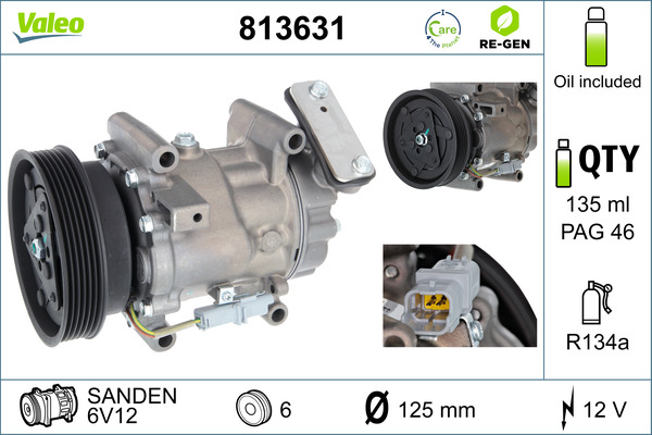 Valeo Airco compressor 813631