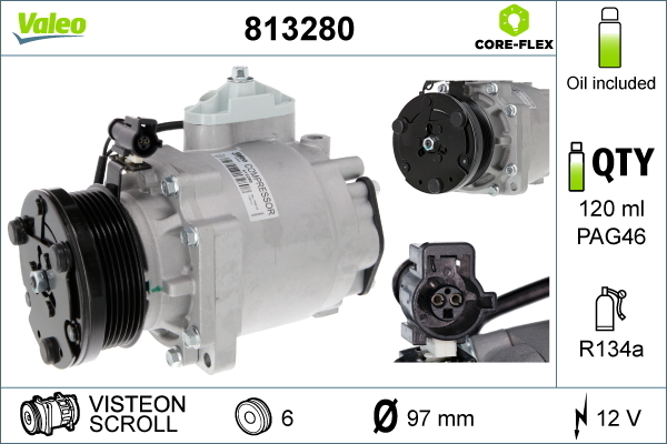 Valeo Airco compressor 813280