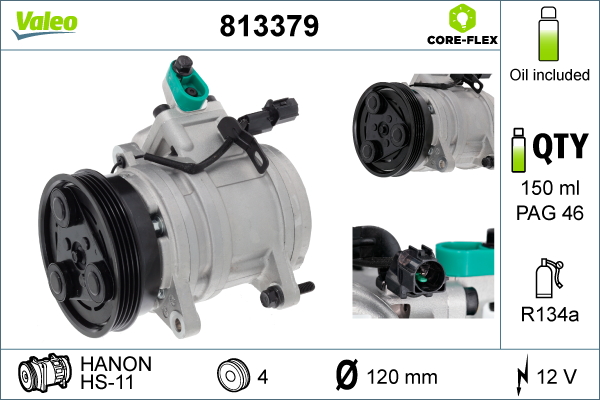 Valeo Airco compressor 813379