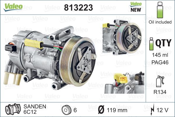 Valeo Airco compressor 813223