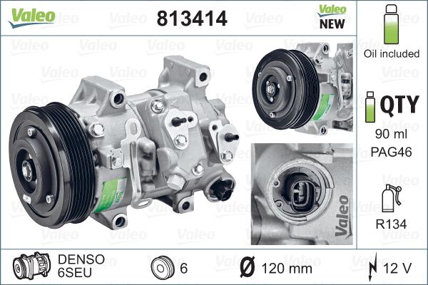 Valeo Airco compressor 813414