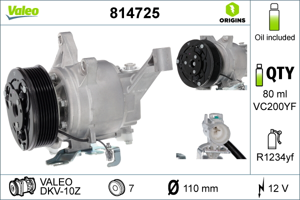 Valeo Airco compressor 814725