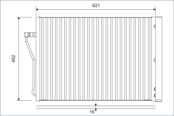 Valeo Airco condensor 812879