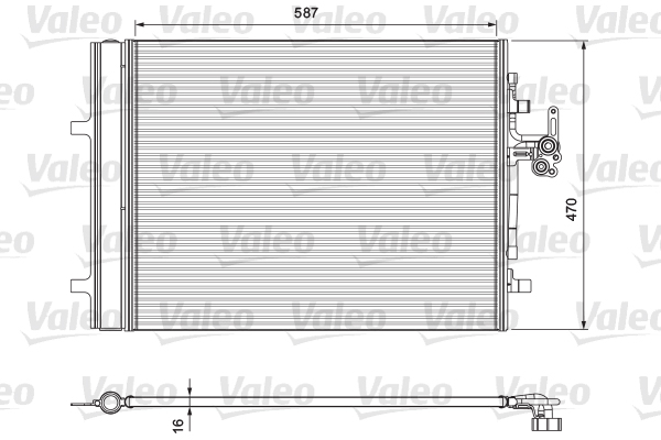 Valeo Airco condensor 814318