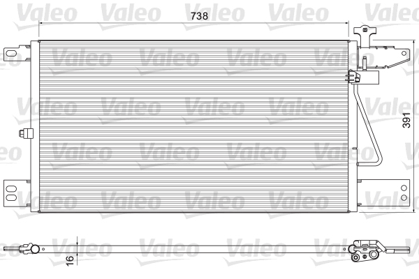 Valeo Airco condensor 815065