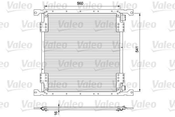 Valeo Airco condensor 815088