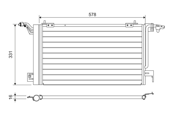 Valeo Airco condensor 817230