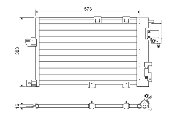 Valeo Airco condensor 817505