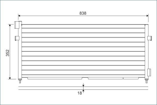 Valeo Airco condensor 818987